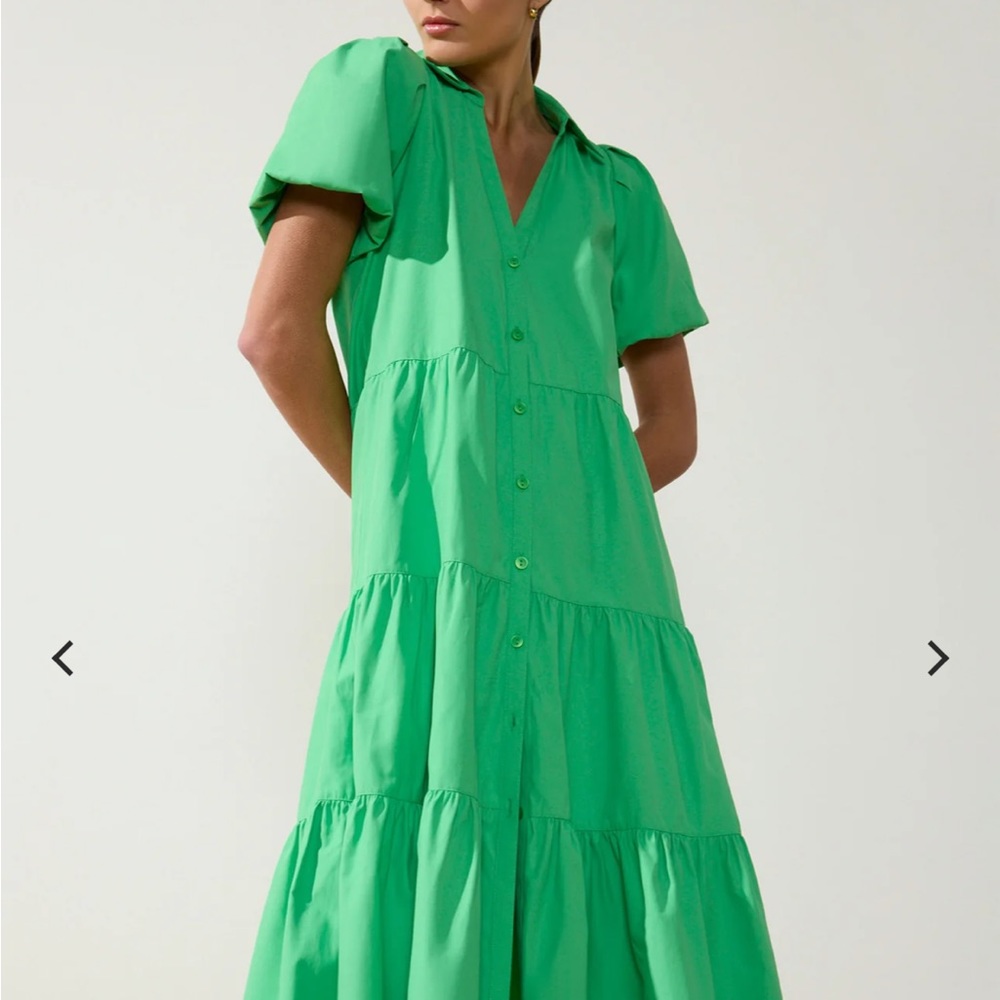 Brochu walker havana dress - small - derby green